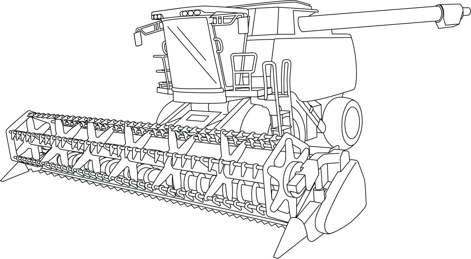 Dessin De Moissonneuse / Moissonneuse Stock Illustrations Vecteurs